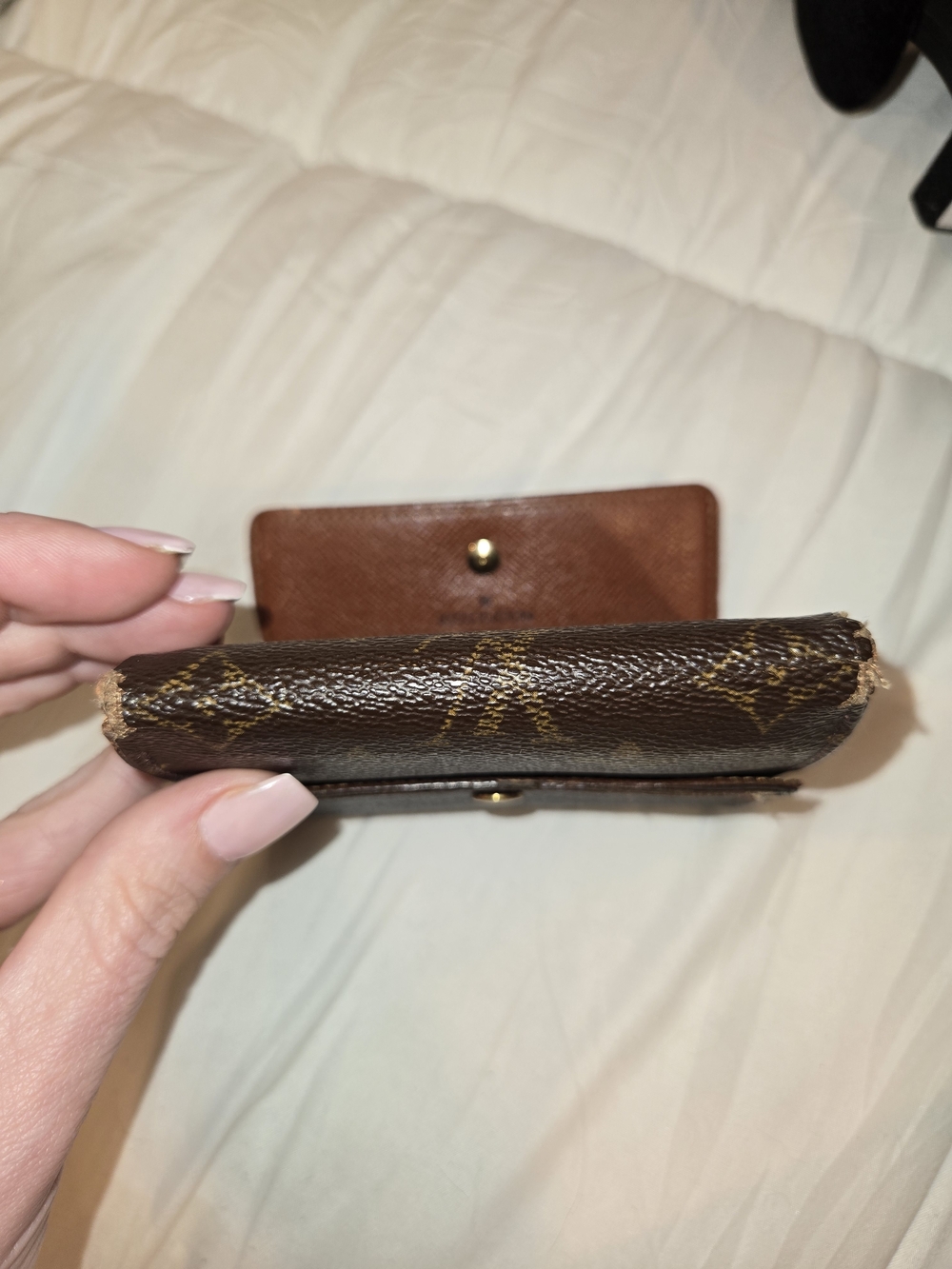 LOUIS VUITtON Brown Monogram Compact Wallet - Picture 7 of 12